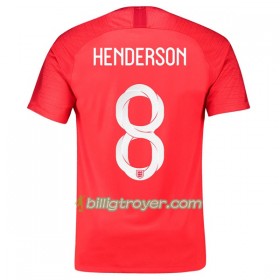 Billige Fotballdrakter England Henderson 8 VM 2018 Bortedraktsett